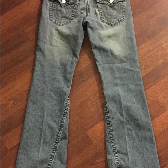 29 True Religions boot cut denim jeans blue light - Picture 4 of 8